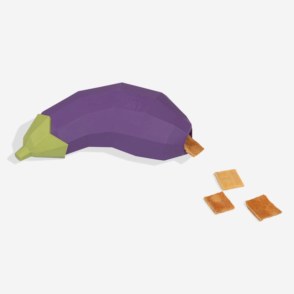 Eggplant  | Treat Dispensing Dog Toy