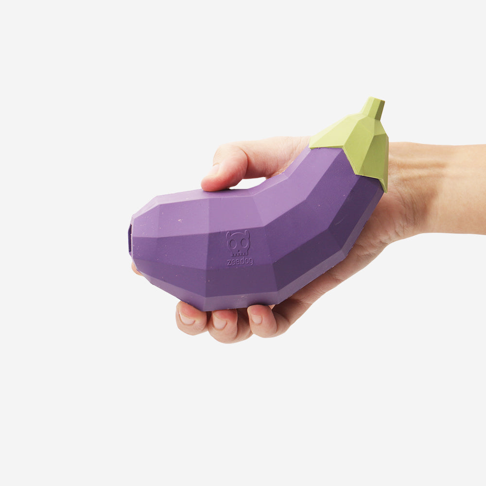 Eggplant  | Treat Dispensing Dog Toy